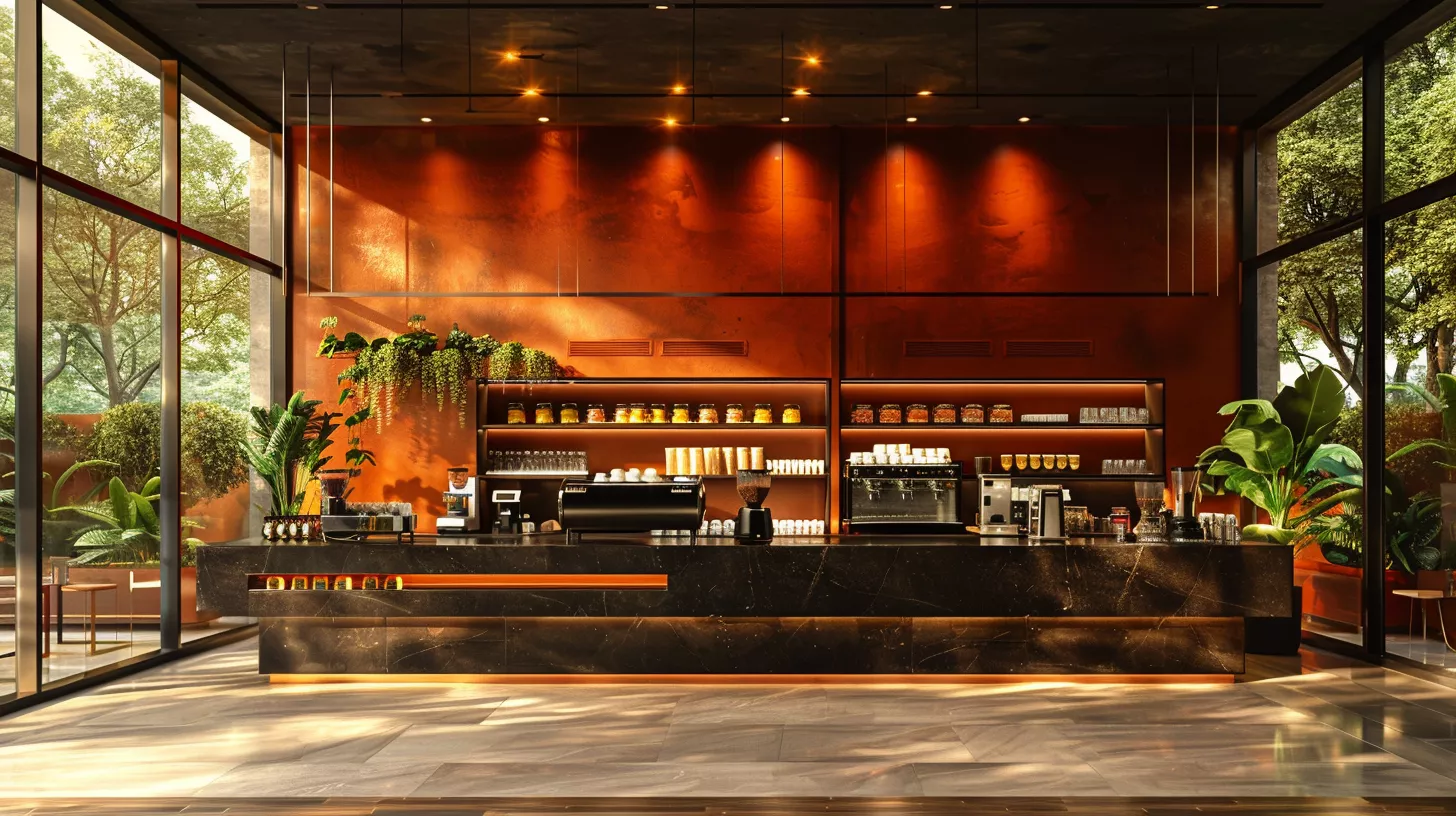 مقهى عصري شبابي 2025